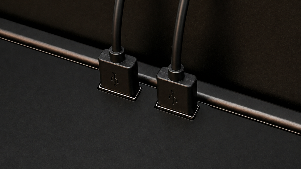 Integrated USB Power Ports