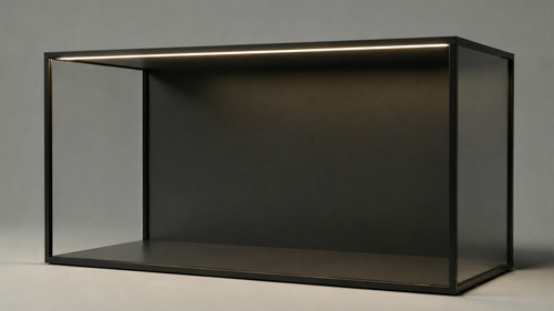Standard Horizon display case reference; custom set dimensions and quantity are specified in the description.
